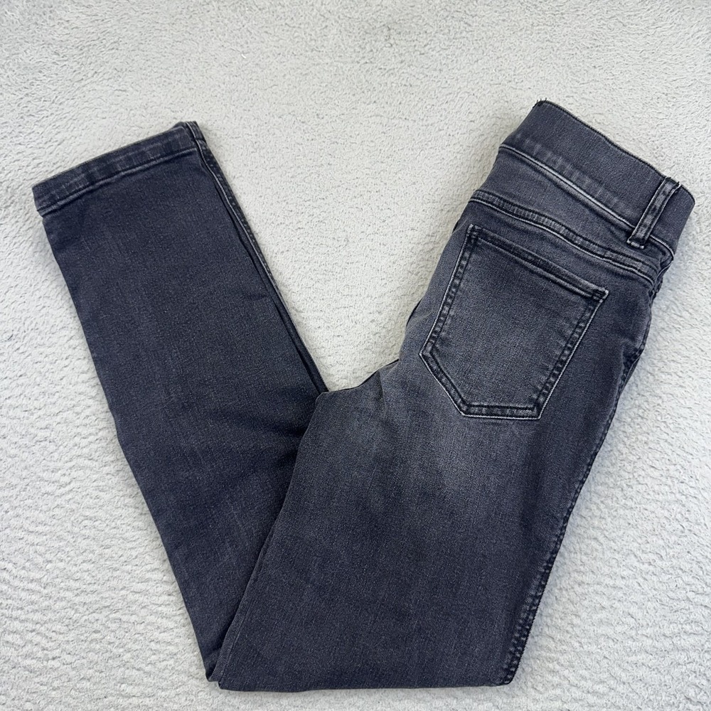 Spanx Womens XS Gray Skinny Stretch Mid Rise Jegging Denim‎ Pants Classic 4692